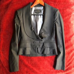 BCBGMAXAZRIA cropped tuxedo blazer/jacket - Small